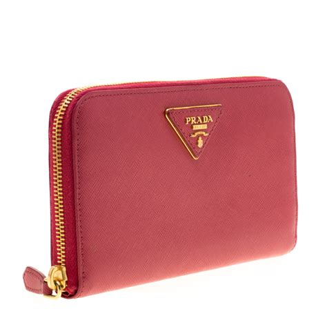 wallet women prada|prada zipper wallet.